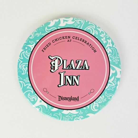 2 Disney Buttons Pins Fried Chicken Celebration Flo's Plaza Inn DCA Disneyland - Picture 3 of 7